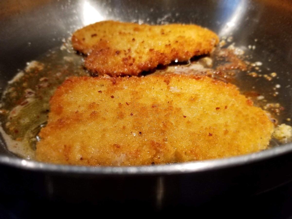Schnitzel with Sour cream dill sauce Where to eat and what to cook in